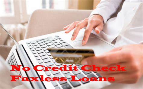 Bad Credit Faxless Loan Requirements